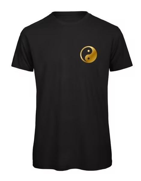 Tee-shirt yin yang noir