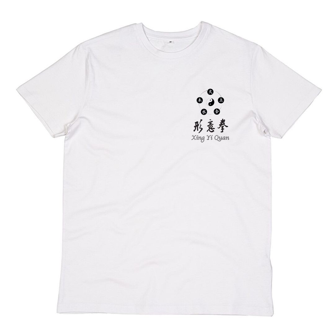 Tee-shirt blanc coton bio Xing Yi Quan