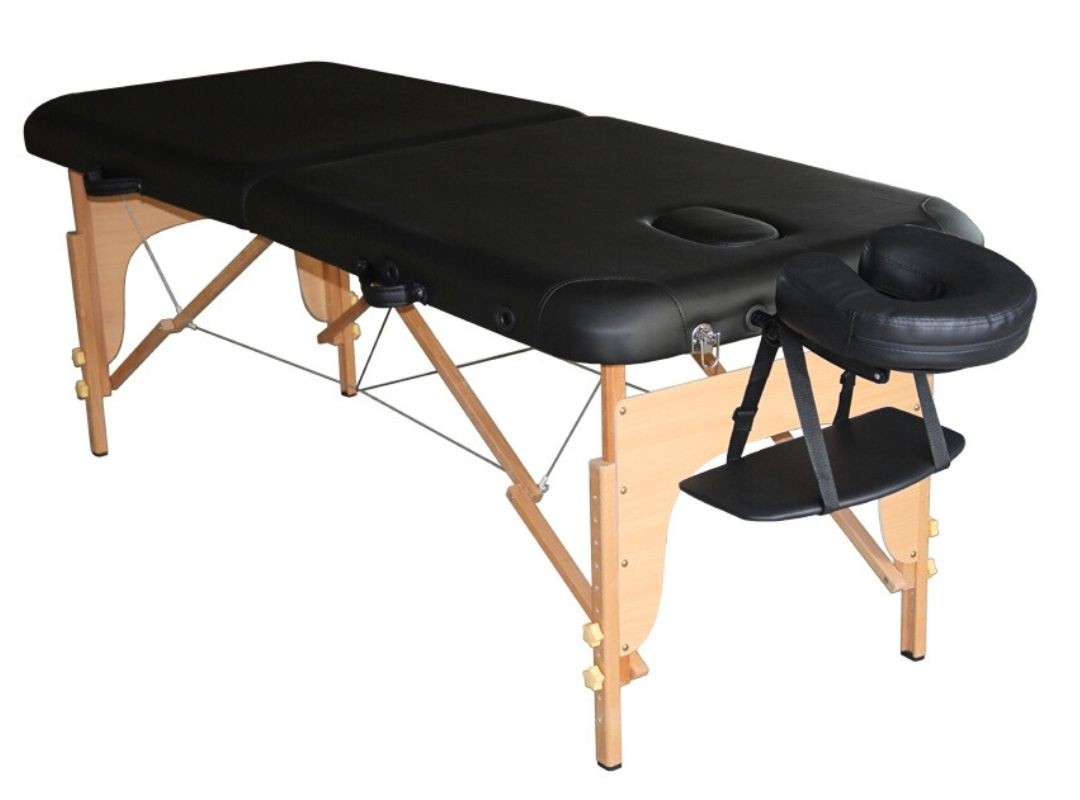 Table de massage pliante 186x71cm noire