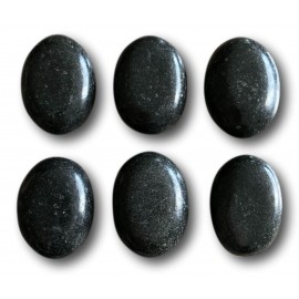 Lot de 6 petites pierres de massage 3.5 x 2.5 x 1.5 cm