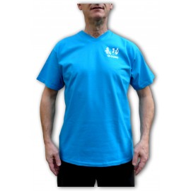 Tee-shirt Qi Gong bleu azur