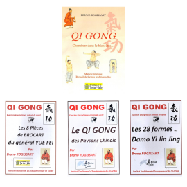 Set Livre Qi gong Cheminer dans le bien-être + 3 DVD