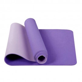 Tapis de yoga antidérapant TPE 183x61cm violet